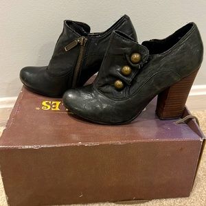Women’s leather heels